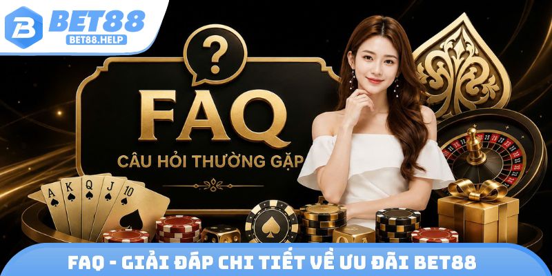 FAQ - Giải đáp chi tiết về ưu đãi Bet88