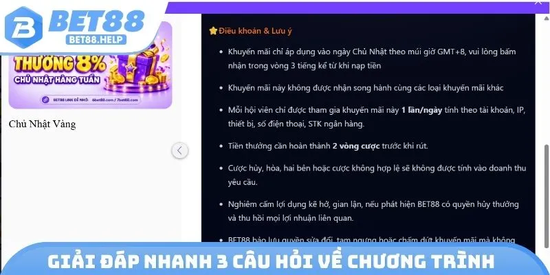 Giải đáp nhanh 3 câu hỏi về chương trình